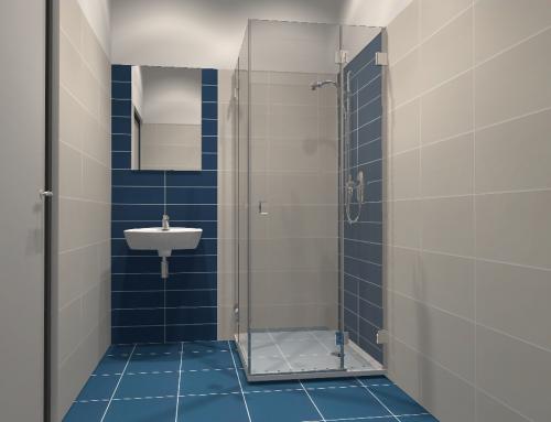 modrá kúpeľňa - KÚPEĽNE, OBKLADY, DLAŽBY INPRO PRIEVIDZA